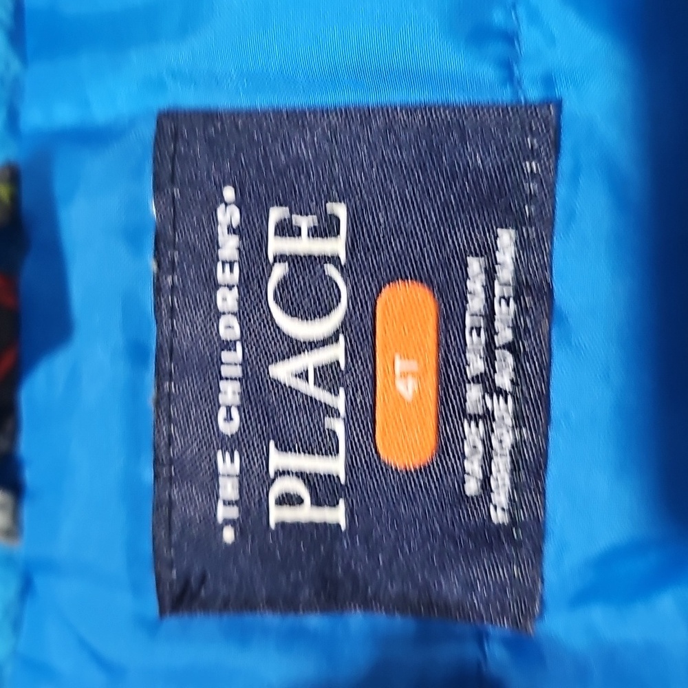 Children's Place Construction Print Jacket - Picture 2 of 3